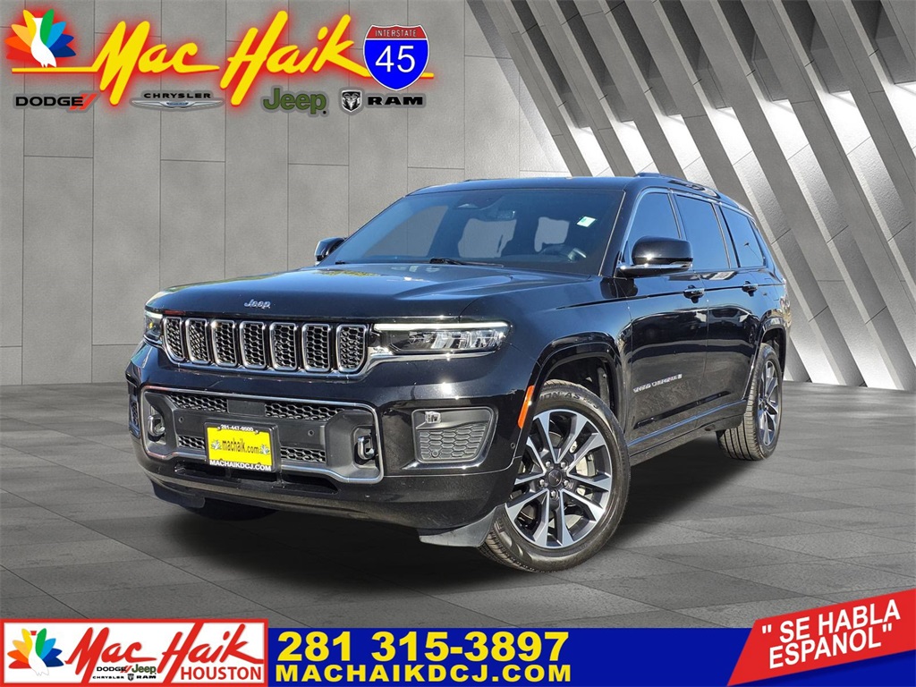 2021 Jeep Grand Cherokee L Overland Black at Mac Haik CDJR North Houston