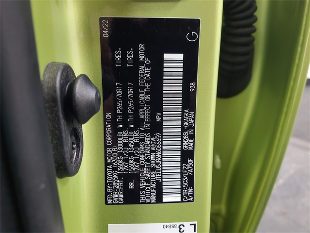 2022 – Toyota – 4Runner