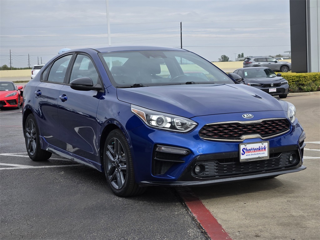 2021 Kia Forte GT-Line Blue at Central Houston Nissan