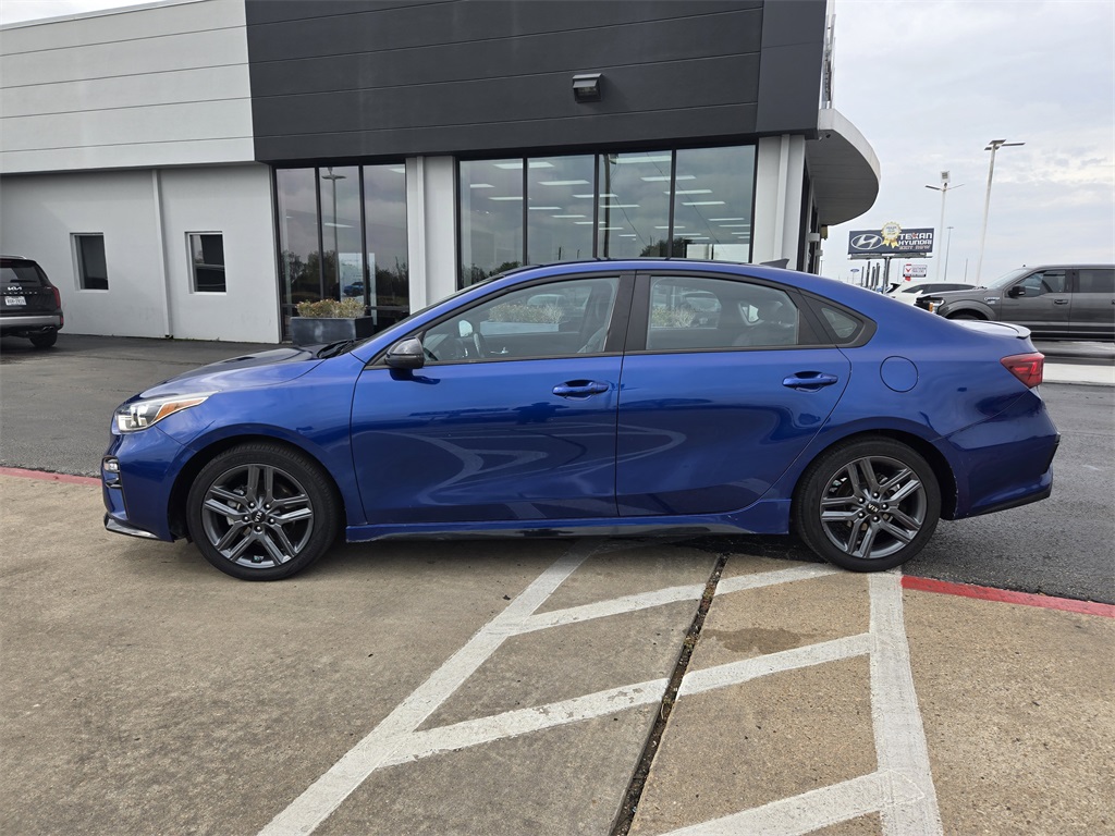 2021 Kia Forte GT-Line Blue at Central Houston Nissan