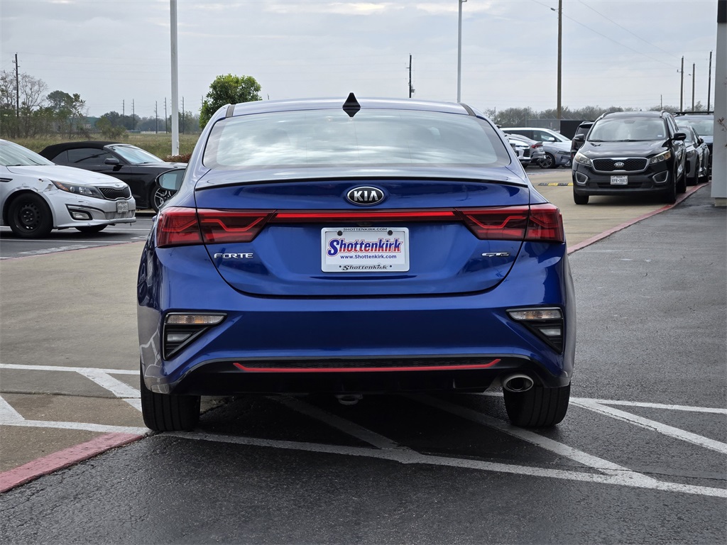 2021 Kia Forte GT-Line Blue at Central Houston Nissan