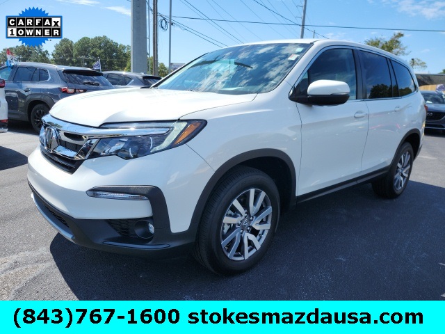 2022 Honda Pilot EX-L White at Davis Toyota of Orangeburg