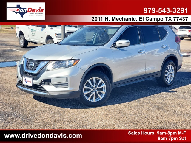 2020 Nissan Rogue S Silver at Texan Dodge Chrysler Jeep Ram
