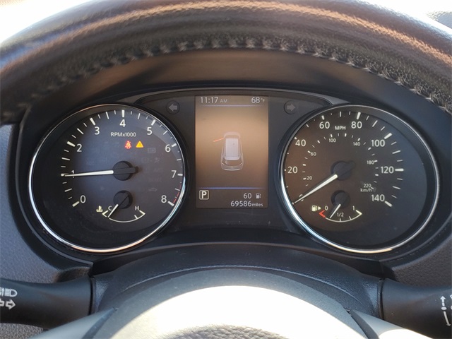 2020 Nissan Rogue S Silver at Texan Dodge Chrysler Jeep Ram