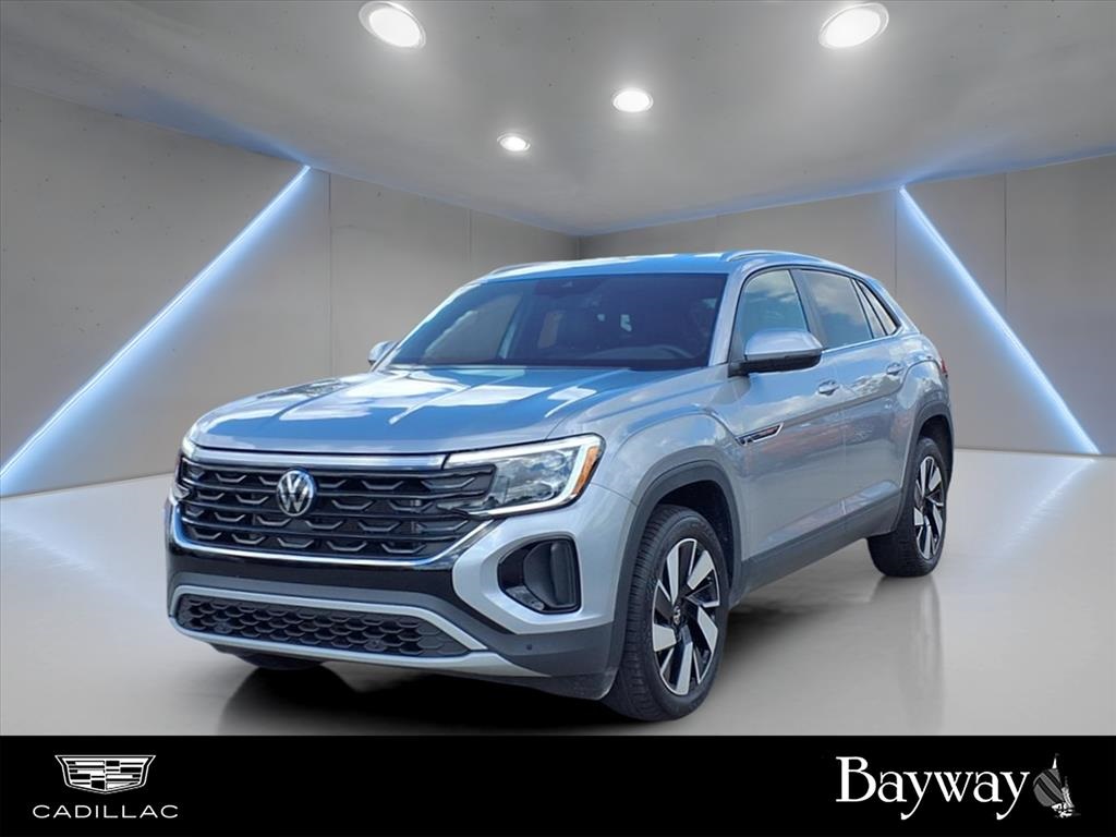 2024 Volkswagen Atlas Cross Sport 2.0T SE w/Technology Silver at DeMontrond Automotive Group