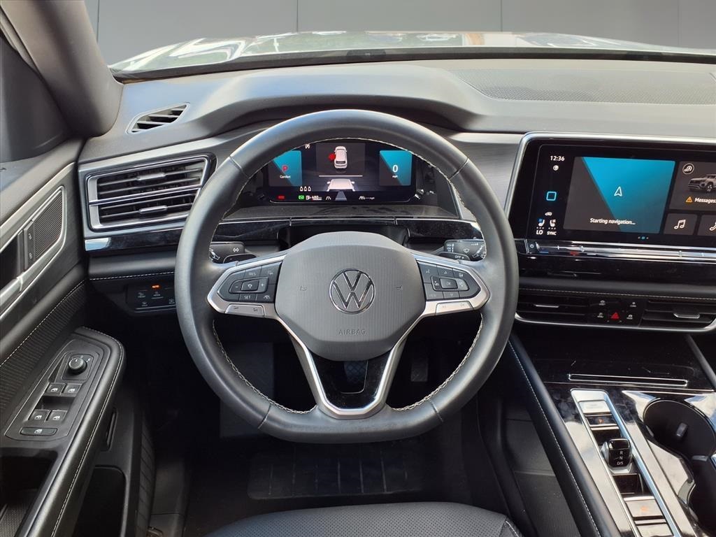 2024 Volkswagen Atlas Cross Sport 2.0T SE w/Technology Silver at DeMontrond Automotive Group
