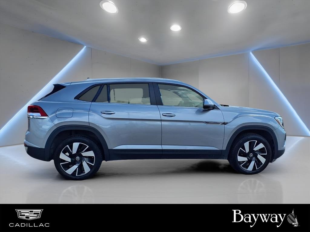 2024 Volkswagen Atlas Cross Sport 2.0T SE w/Technology Silver at DeMontrond Automotive Group