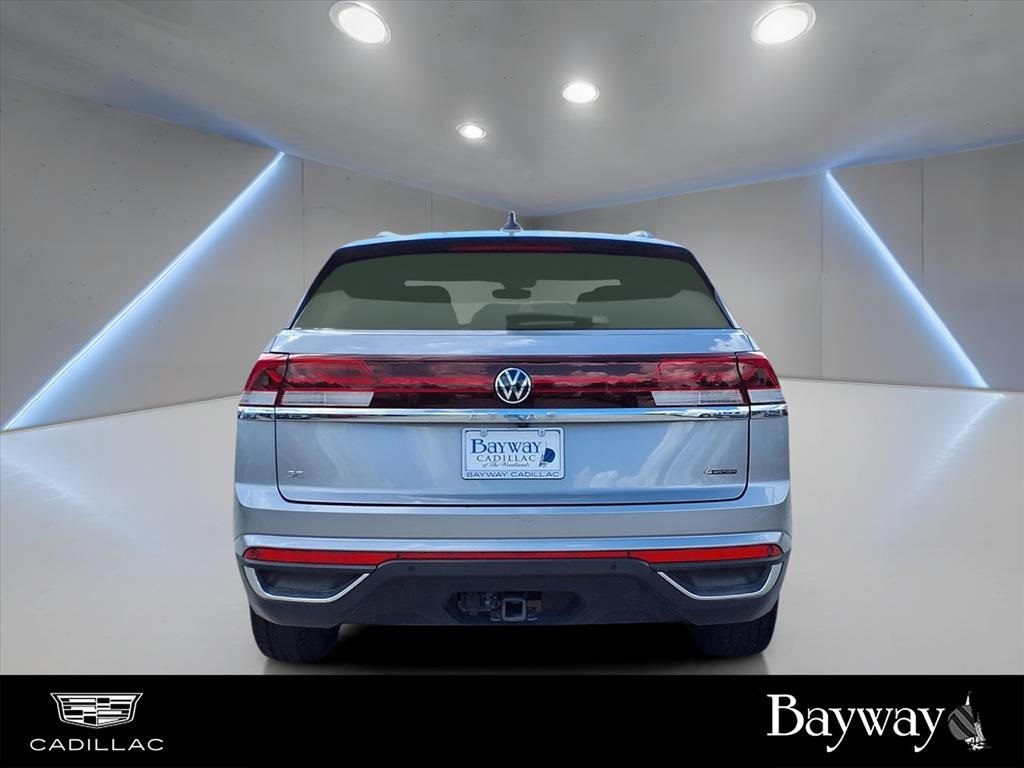 2024 Volkswagen Atlas Cross Sport 2.0T SE w/Technology Silver at DeMontrond Automotive Group
