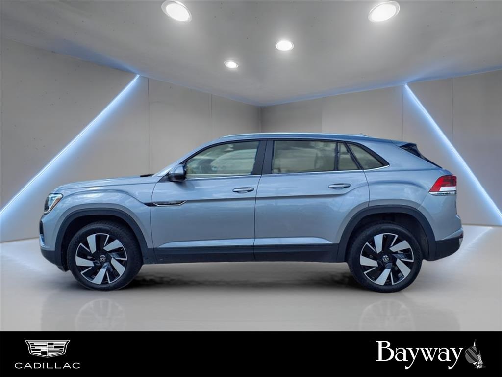 2024 Volkswagen Atlas Cross Sport 2.0T SE w/Technology Silver at DeMontrond Automotive Group