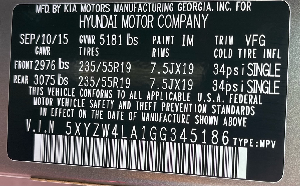 2016 Hyundai Santa Fe Sport 2.0T Gray at Baytown Hyundai