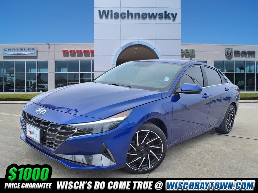 2023 Hyundai Elantra Limited Blue at Baytown Hyundai