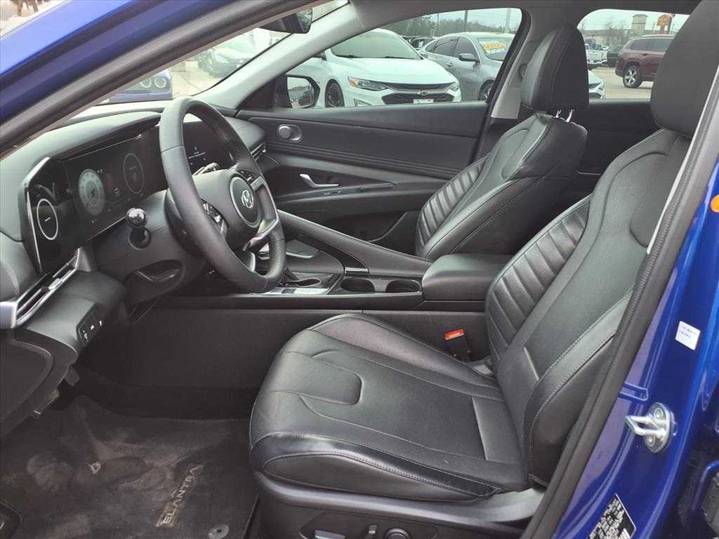 2023 Hyundai Elantra Limited Blue at Baytown Hyundai