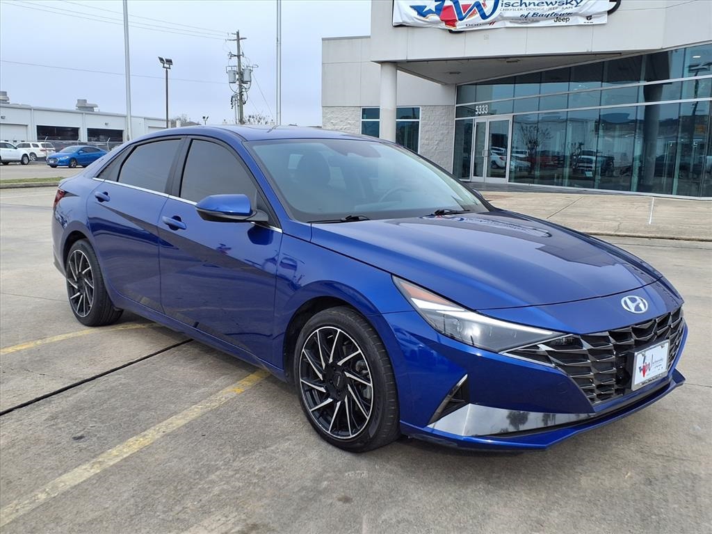 2023 Hyundai Elantra Limited Blue at Baytown Hyundai