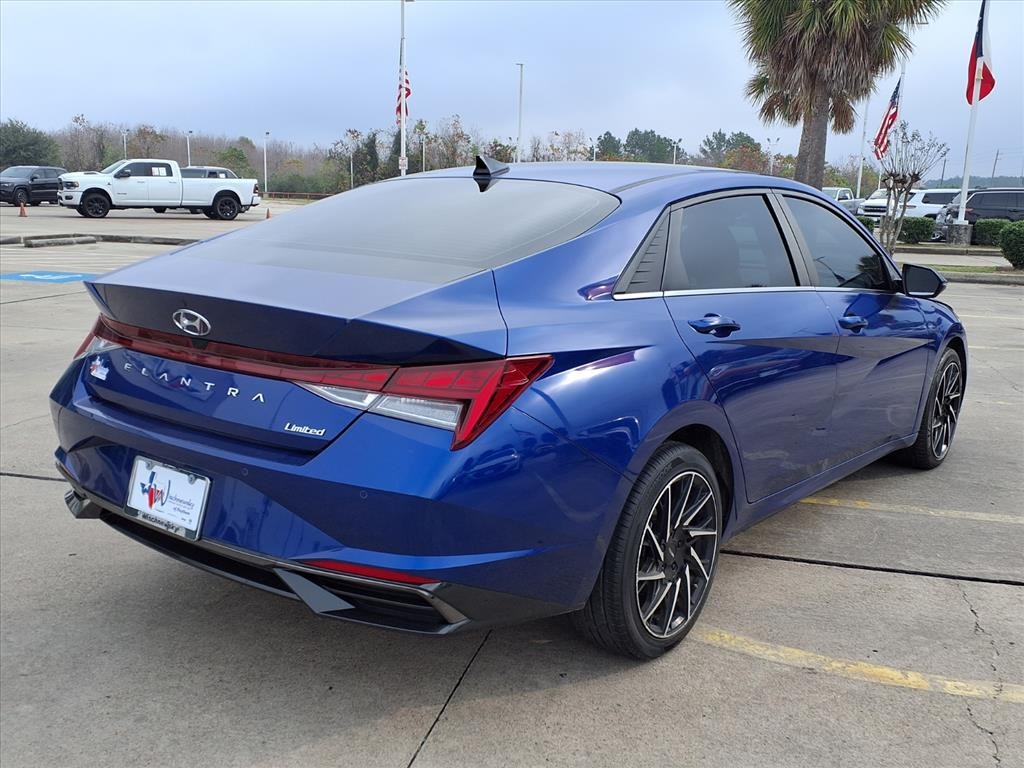 2023 Hyundai Elantra Limited Blue at Baytown Hyundai