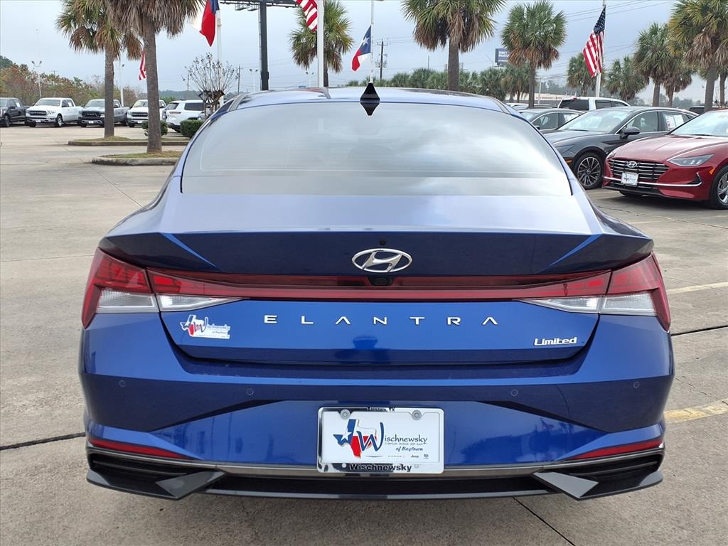 2023 Hyundai Elantra Limited Blue at Baytown Hyundai