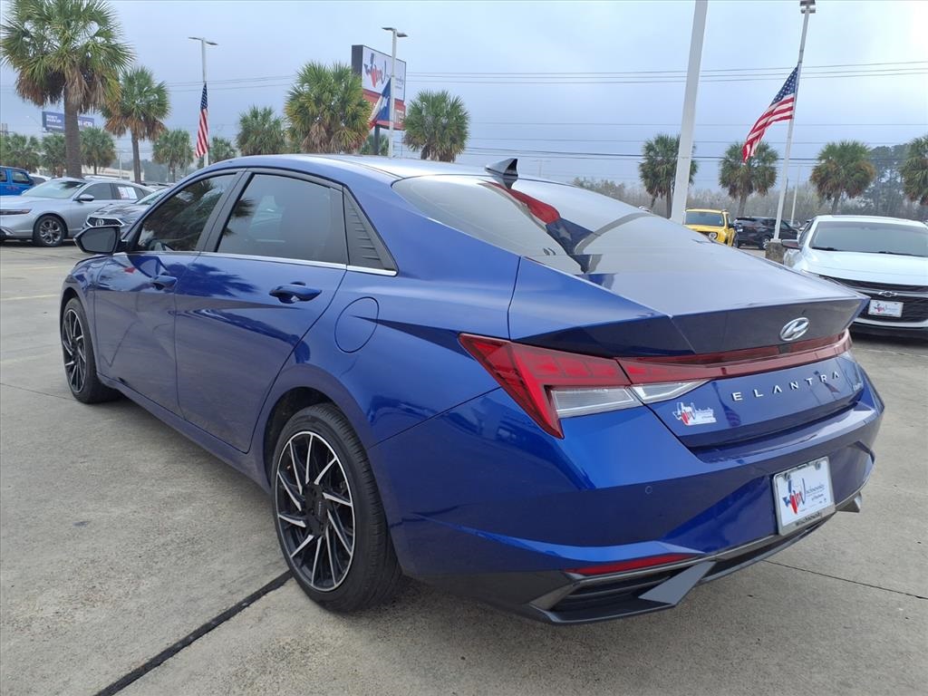 2023 Hyundai Elantra Limited Blue at Baytown Hyundai