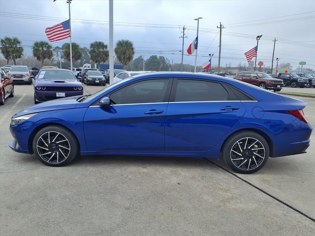 2023 Hyundai Elantra Limited Blue at Baytown Hyundai