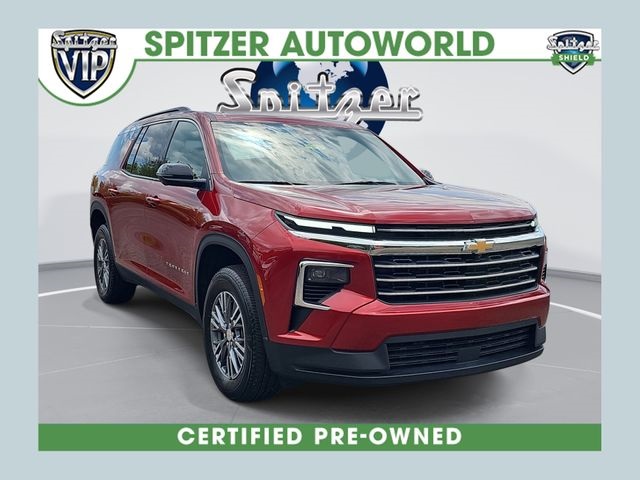 Radiant Red Tintcoat 2024 Chevrolet Traverse LT AWD SUV / Crossover Four-Wheel Drive 8-Speed Automatic
