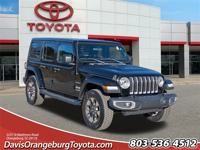 2018 Jeep Wrangler Unlimited Sahara Black at Stokes Volkswagen