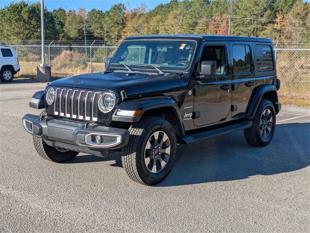 2018 Jeep Wrangler Unlimited Sahara Black at Stokes Volkswagen
