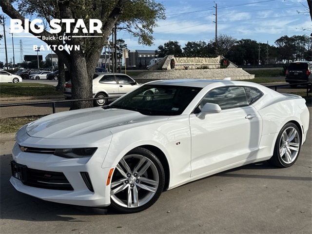 2018 Chevrolet Camaro 1LT White at DeMontrond Mazda