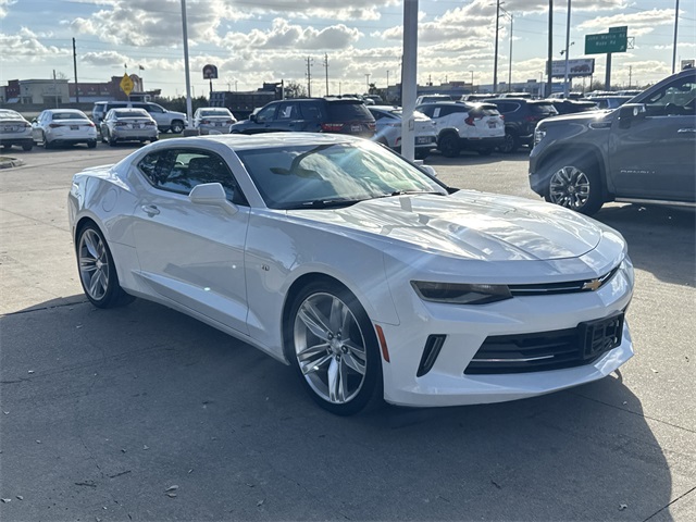 2018 Chevrolet Camaro 1LT White at DeMontrond Mazda