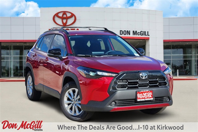 2026 Toyota Corolla Cross LE Red at Toyota of Victoria