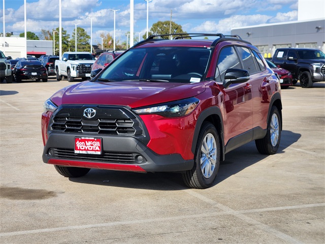 2026 Toyota Corolla Cross LE Red at Toyota of Victoria