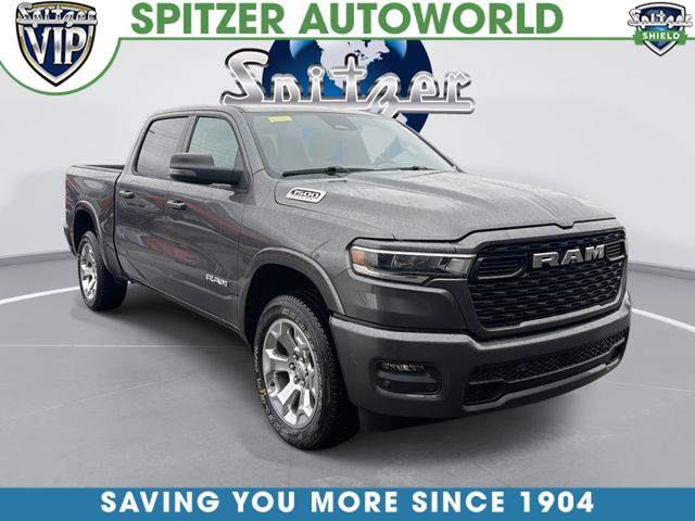 Gray (Granite Crystal Metallic Clearcoat) 2026 RAM 1500 Pickup Truck Four-Wheel Drive 8-Speed Automatic
