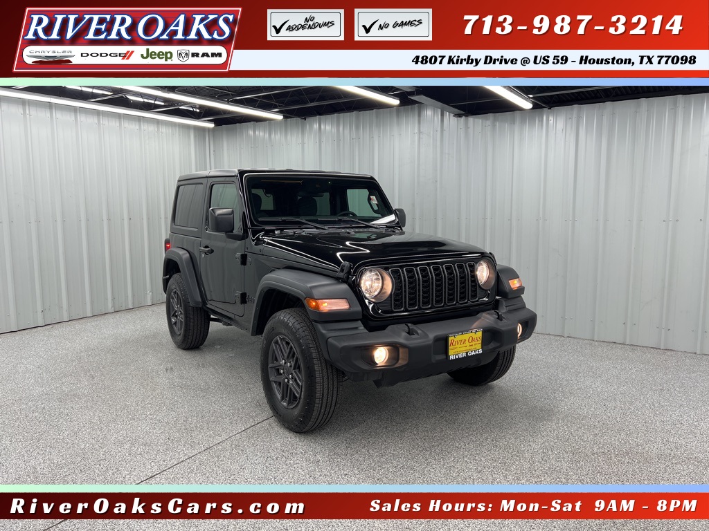 2024 Jeep Wrangler Sport S Black at Emmons Autoplex