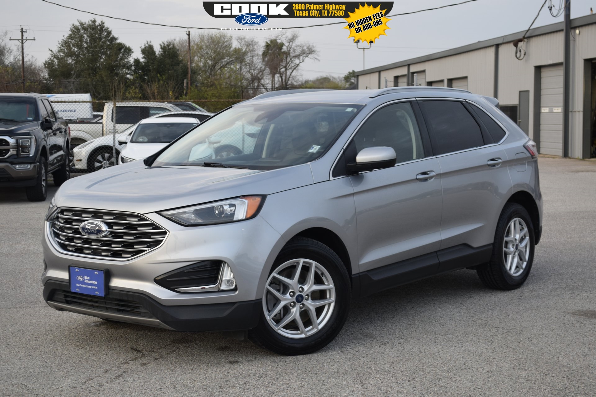 2022 Ford Edge SEL Silver at Wharton Ford