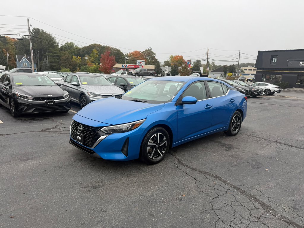 Electric Blue Metallic 2025 Nissan Sentra Sedan Front-Wheel Drive Continuously Variable Transmission