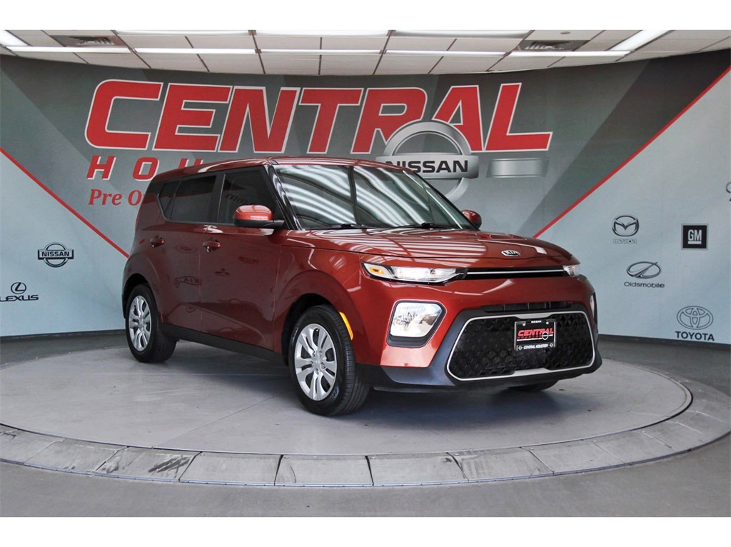 2021 Kia Soul LX Orange at DeMontrond Automotive Group