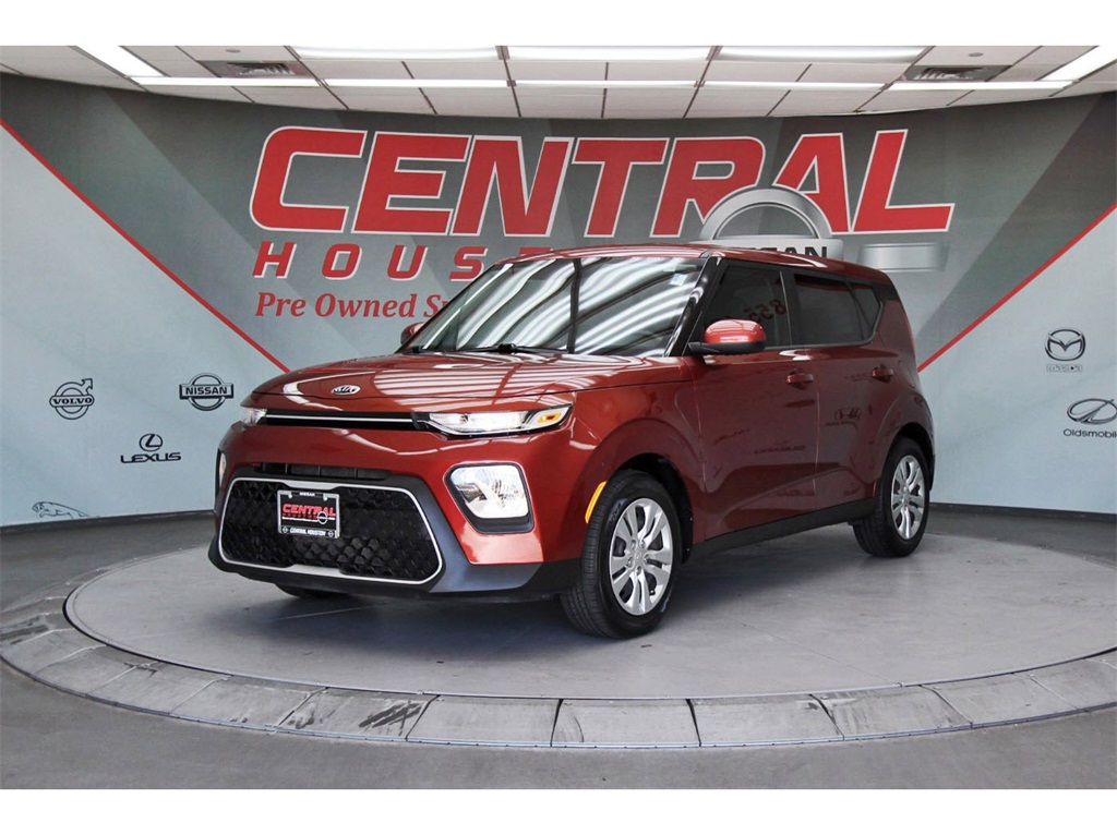 2021 Kia Soul LX Orange at DeMontrond Automotive Group