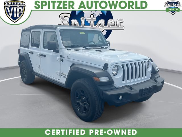 Bright White Clearcoat 2020 Jeep Wrangler SUV / Crossover Four-Wheel Drive 6-Speed Manual