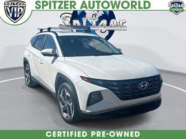 Quartz White 2022 Hyundai Tucson SUV / Crossover All-Wheel Drive 8-Speed Automatic