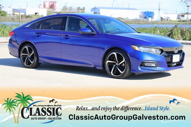 2018 Honda Accord Sport Blue at Shottenkirk Kia Fort Bend