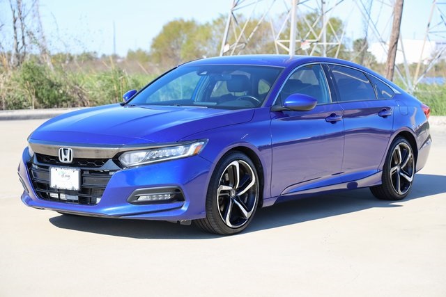 2018 Honda Accord Sport Blue at Shottenkirk Kia Fort Bend