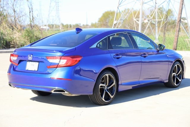 2018 Honda Accord Sport Blue at Shottenkirk Kia Fort Bend