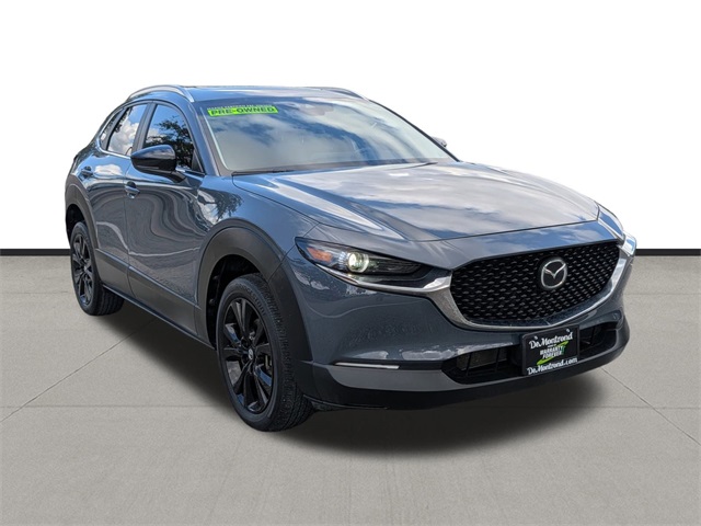 2022 Mazda CX-30 2.5 S Carbon Edition Gray at AutoSavvy Houston Southwest