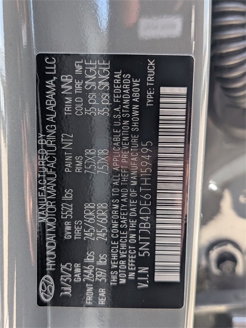 2026 Hyundai Santa Cruz SEL Gray at Baytown Hyundai