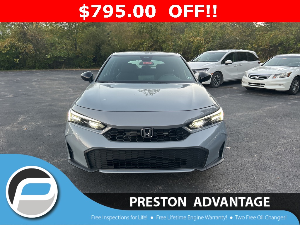 New Urban Gray Pearl 2026 Honda Civic Hybrid Sport for Sale in New