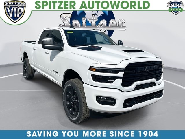 Bright White Clearcoat 2026 RAM 2500 Laramie Crew Cab 4WD Pickup Truck Four-Wheel Drive 8-Speed Automatic