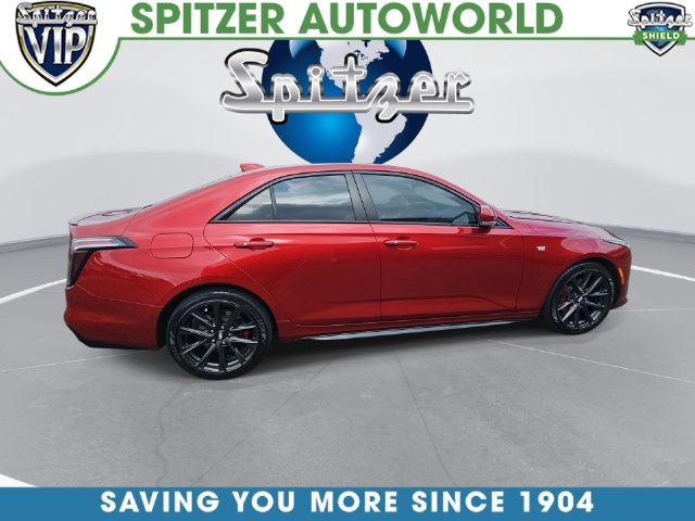 Radiant Red 2023 Cadillac CT4 Sedan Rear-Wheel Drive 8-Speed Automatic
