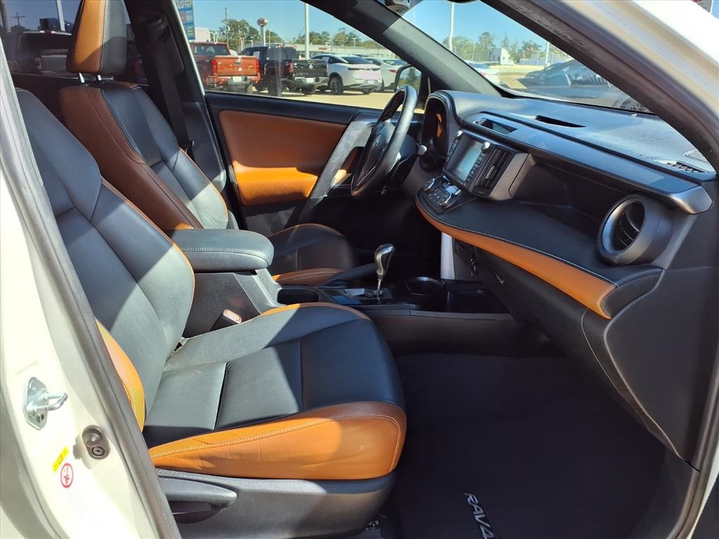 2017 Toyota RAV4 SE White at Wharton Ford