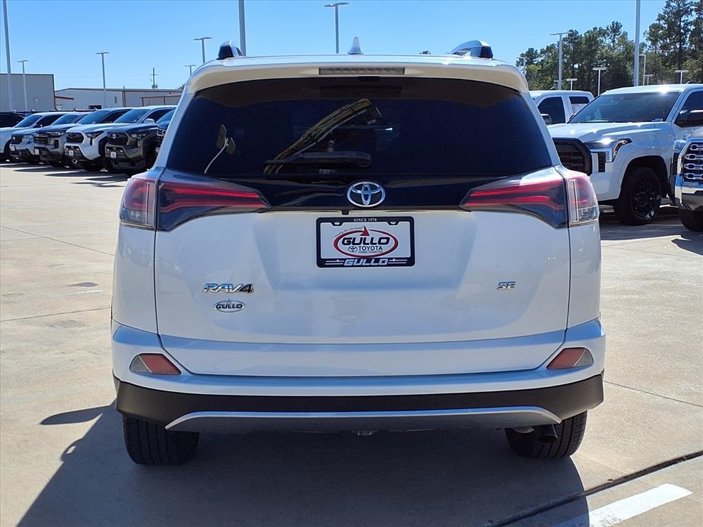 2017 Toyota RAV4 SE White at Wharton Ford