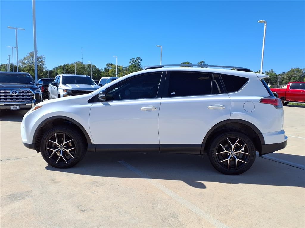 2017 Toyota RAV4 SE White at Wharton Ford