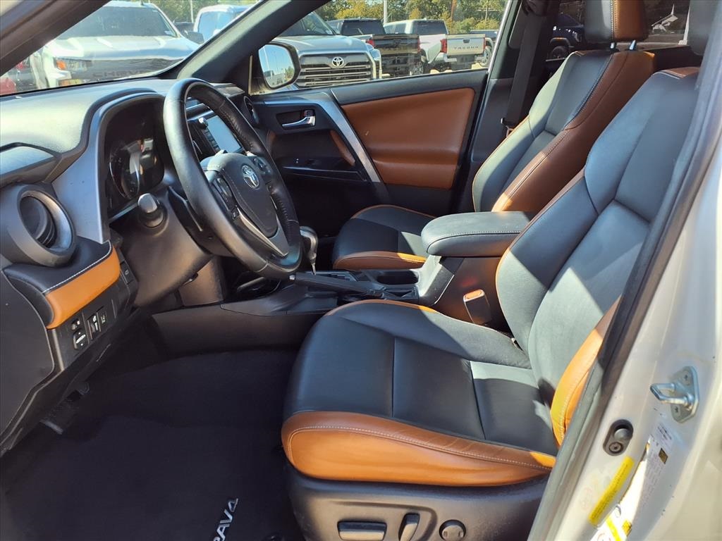 2017 Toyota RAV4 SE White at Wharton Ford