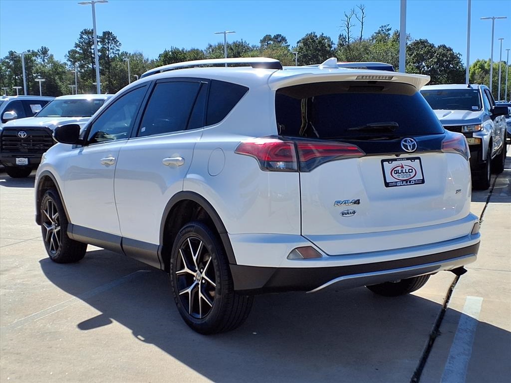 2017 Toyota RAV4 SE White at Wharton Ford