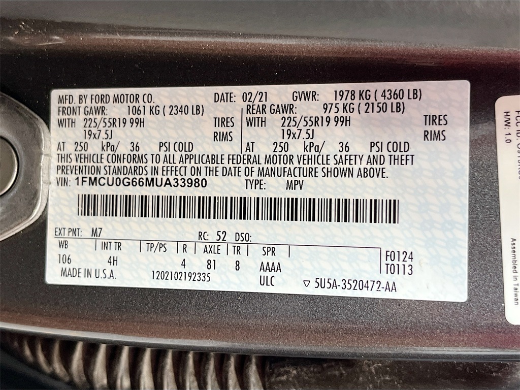 2021 Ford Escape SE Gray at Autostrade